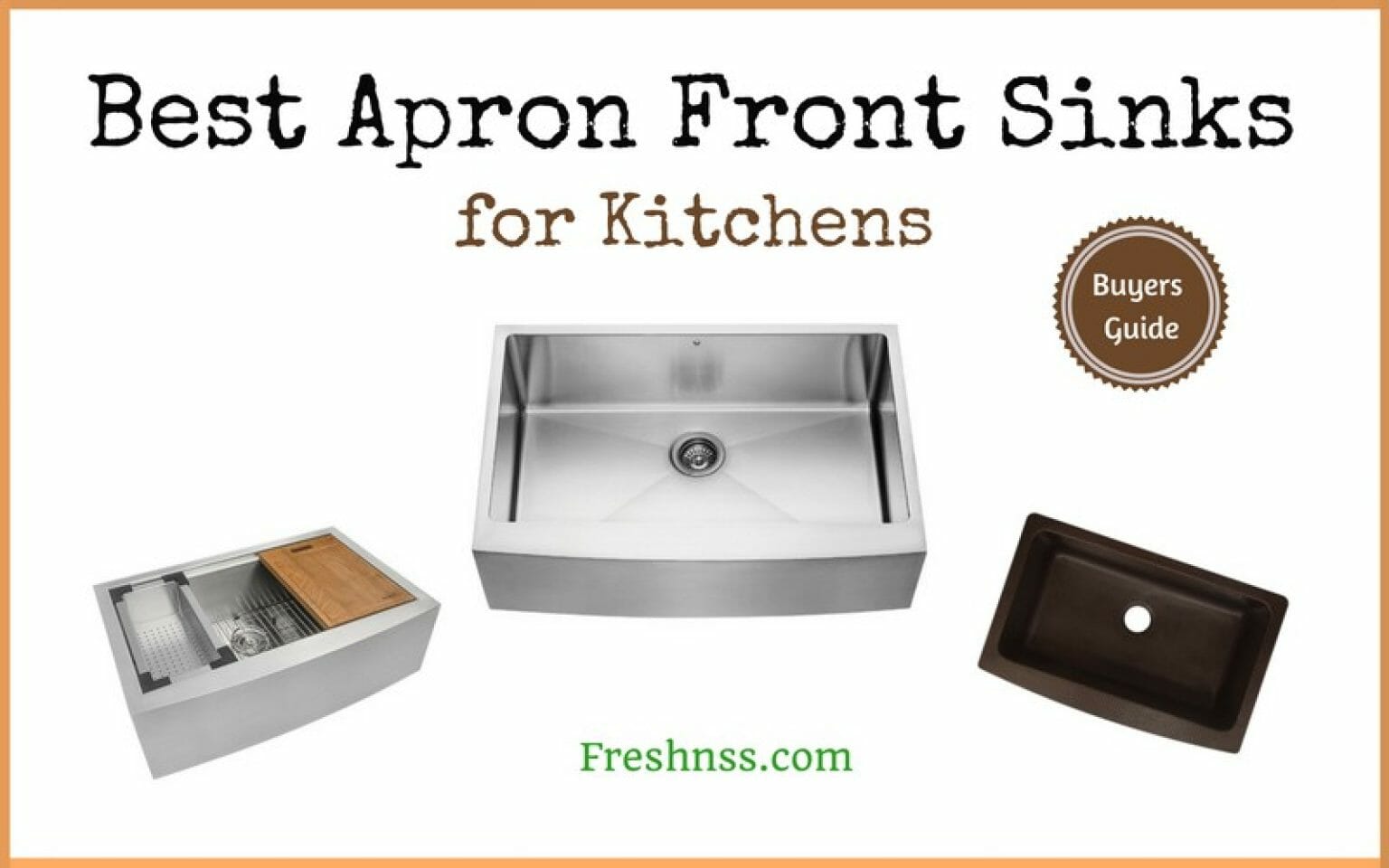 11 Best Apron Front Sinks for Kitchens (2023 Buyers Guide) Freshnss