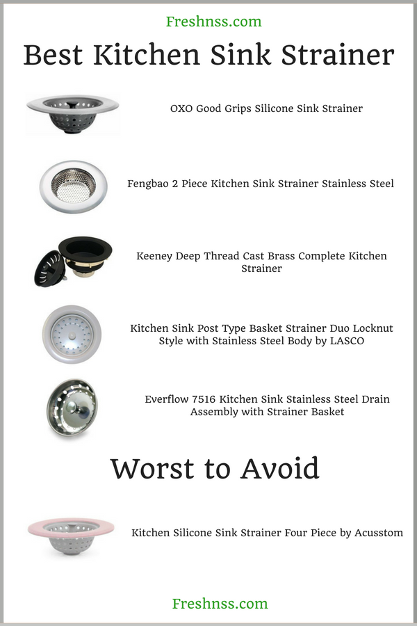 9 Best Kitchen Sink Strainer Plus 1 To Avoid 2019 Buyers