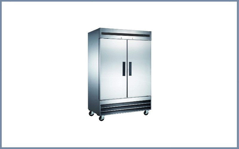 Vortex Refrigeration Refrigerator 2 Solid Door Commercial Stainless Steel Review