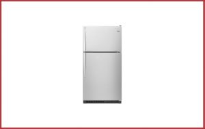 Whirlpool174 33 Inch Wide Top-Freezer Refrigerator with Optional EZ Connect Icemaker Kit Review