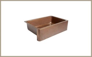 Adams Farmhouse Apron Front Handmade Copper Kitchen Sink 33 In Single Bowl In Antique Copper By Sinkology Review