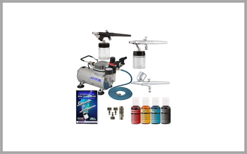 Airbrush Cake Decorating Kit With Airbrushes And Air Compressor By Master Airbrush Review