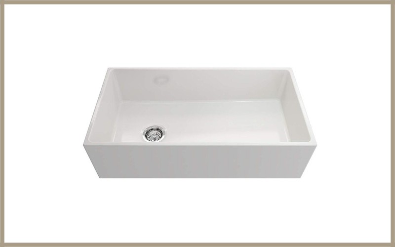 Contempo Farmhouse Apron Front Fireclay 36 In Single Bowl Kitchen Sink With Protective Bottom Grid And Strainer In White By Bocchi Review