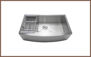 Firebird 33 X 22 X 9 Apron Farmhouse Handmade Stainless Steel Single Bowl Kitchen Sink Review