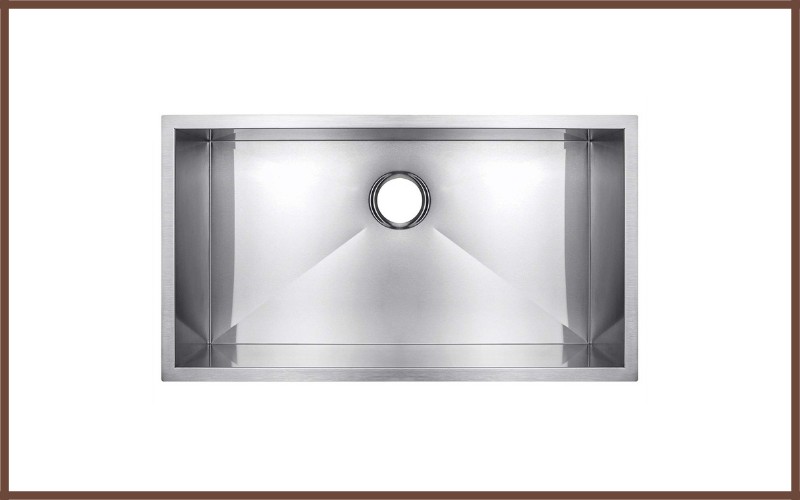 Golden Vantage Single Basin Bowl Undermount Handmade 18 Gauge Stainless Steel Kitchen Sink Review