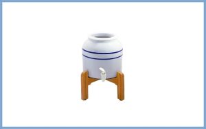 New Wave Enviro 796515300369 Bl2wstand Porcelain Dispenser With Wood Counter Stand Review