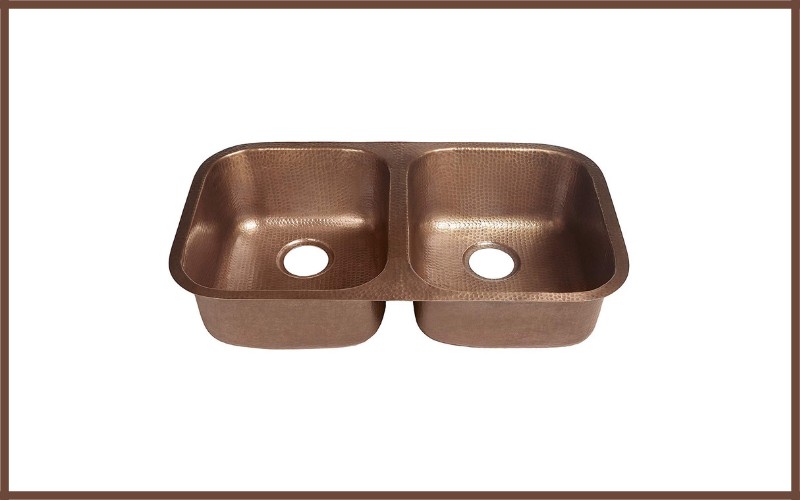 Sinkology Kandinsky Undermount Handmade Pure Solid Double Bowl Antique Copper Kitchen Sink Review