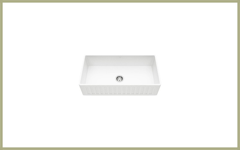 Vigo Vgra3618cs 36″ X 18″ X 9 58 Undermount Farmhouse Kitchen Sink, Composite Solid Surface Single Bowl Apron Front Review