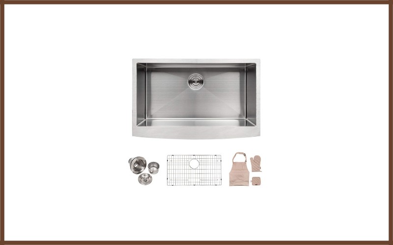 Apron Front 33 Inch Stainless Steel Undermount Kitchen Sink By Lordear Review