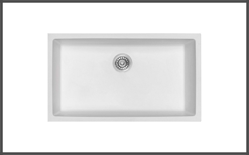 Hoch Int’l Imports, Ltd. G 3218s W, White Granite Composite Single Bowl Kitchen Sink Review