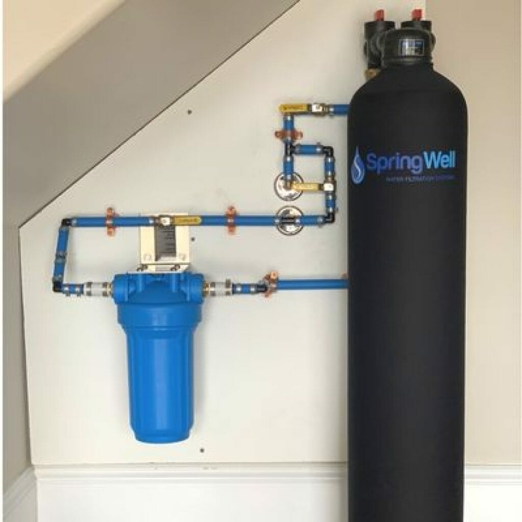SpringWell CF Whole House Water Filter System Review_Installation 2