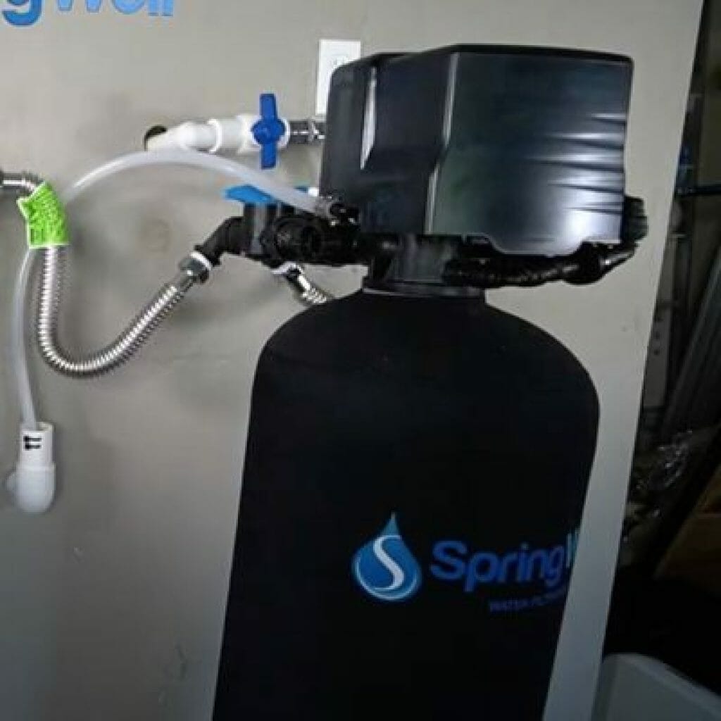 SpringWell Well Water Filter And FutureSoft Salt-Free Softener Combo_AIO Tank Head