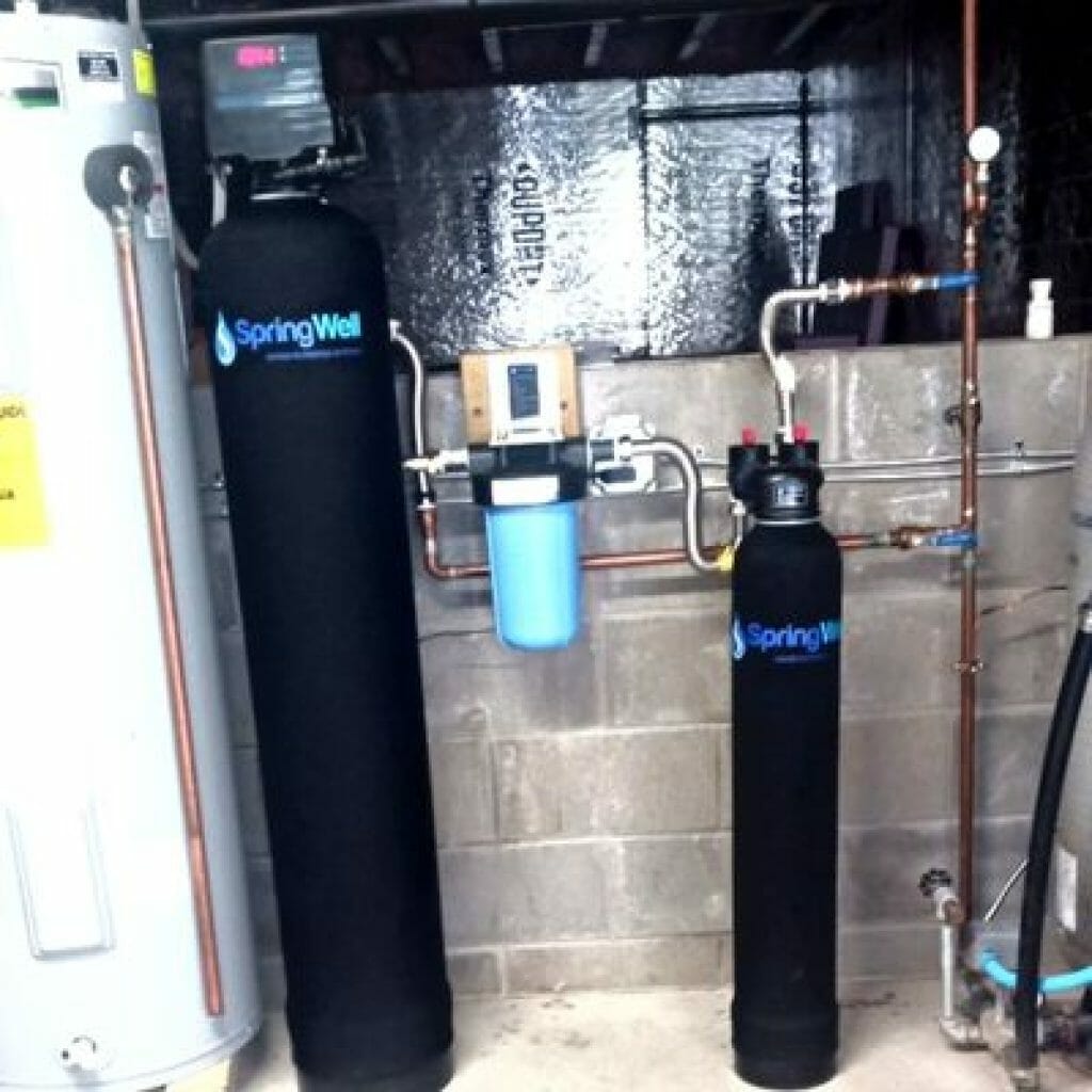 SpringWell Well Water Filter And FutureSoft Salt-Free Softener Combo_Full System