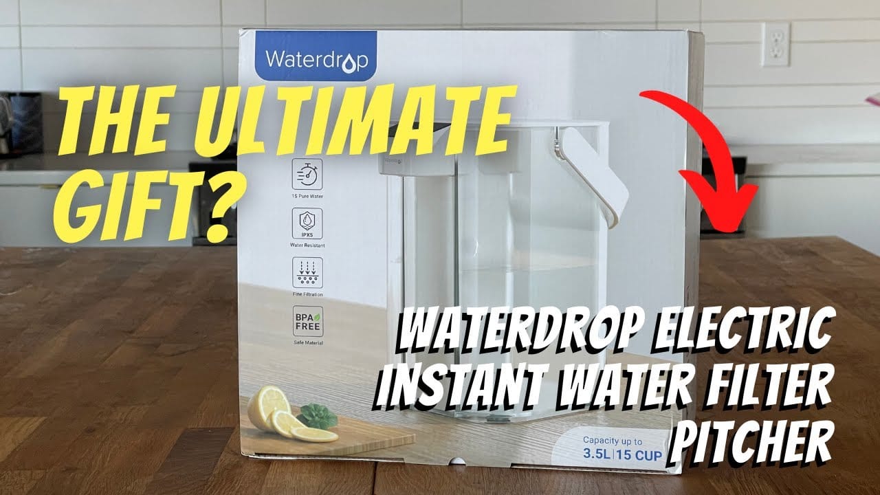 The Ultimate Gift? WaterDrop Electric Instant Water Filter Pitcher