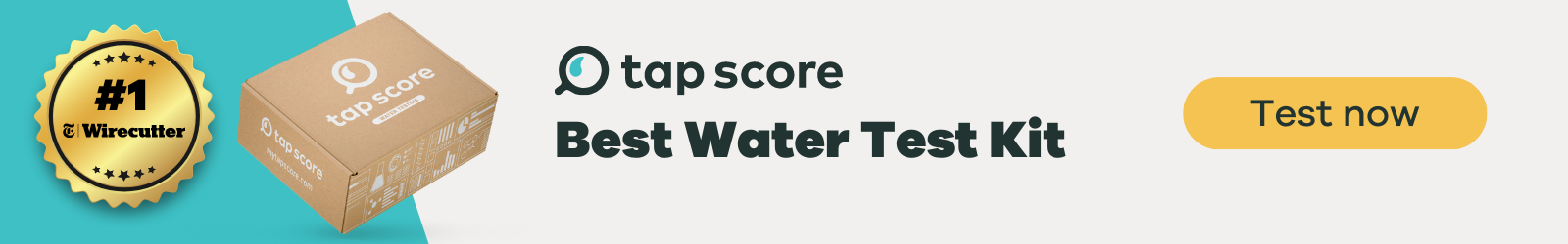 Tap Score — Best Water Test, Wirecutter Pick