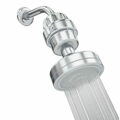 Has a high output with a 15 stage shower filter which removes chlorine and many other harmful substances.