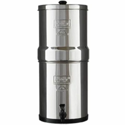 It has a 2.25 gallon capacity, powerful purification, a lifetime warranty, and the included two Black Berkey elements will last 6,000 gallons.