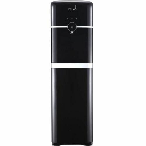 This bottom load cooler dispenser comes has the innovative Smart Touch controls for easy water dispensing and a child-safety feature.