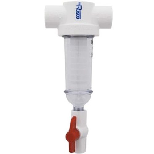 The perfect sediment filter designed to remove large chunks of deteriorating wells and large sediment particles with a 100 micron mesh screen that can be cleaned and reused. 