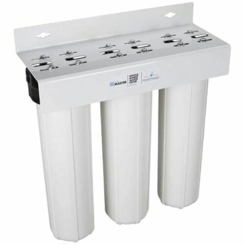 Ideal for well water, this whole house filter removes up to 95% of iron, manganese, sediment, chemicals and other contaminants that create bad tastes and odors that are common in well sources.
