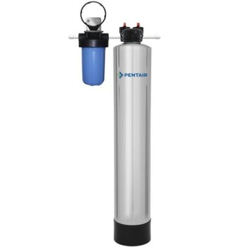 The Pentair Whole House Water Filter System is a cost effective and low-maintenance water treatment system for city water that reduces chemicals like chlorine and chloramines from your home water.