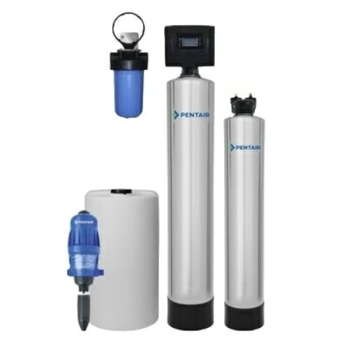 This combo system reduces orange stains and provides better tasting water throughout your home.