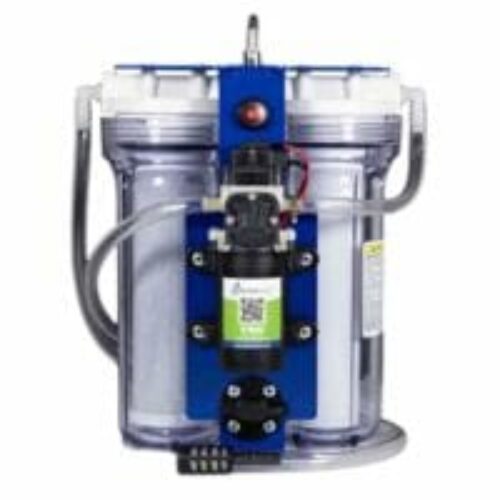 The best performing portable water filter that can produce up to 60 gallons of purified water per hour.